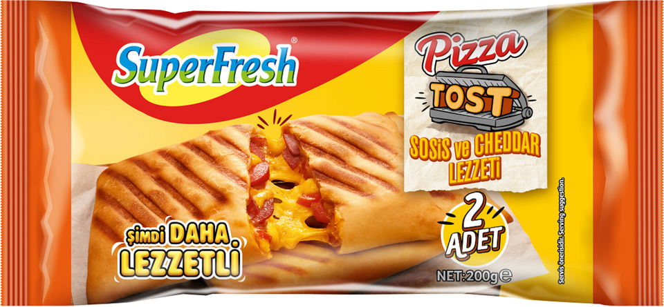 SUPERFRESH TOST PİZZA CHEDDARLI  200 GR.